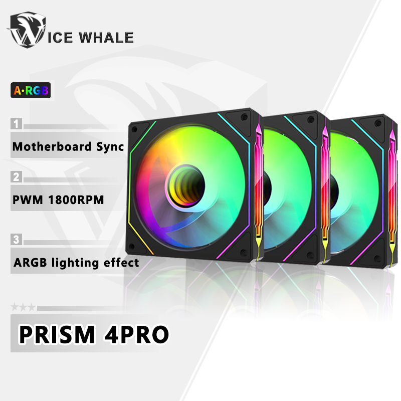Embroidery Effect - مروحة كمبيوتر ICE Whale Prism 4