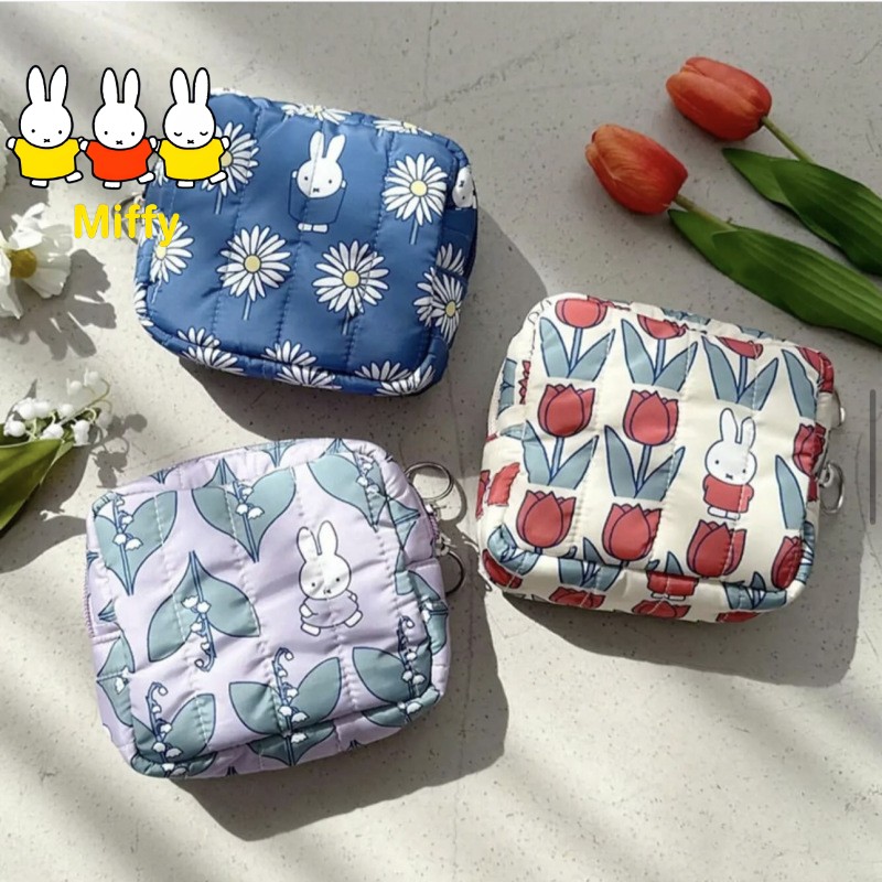 Embroidery Wallet - حقيبة مكياج كاواي ميفي على الطراز