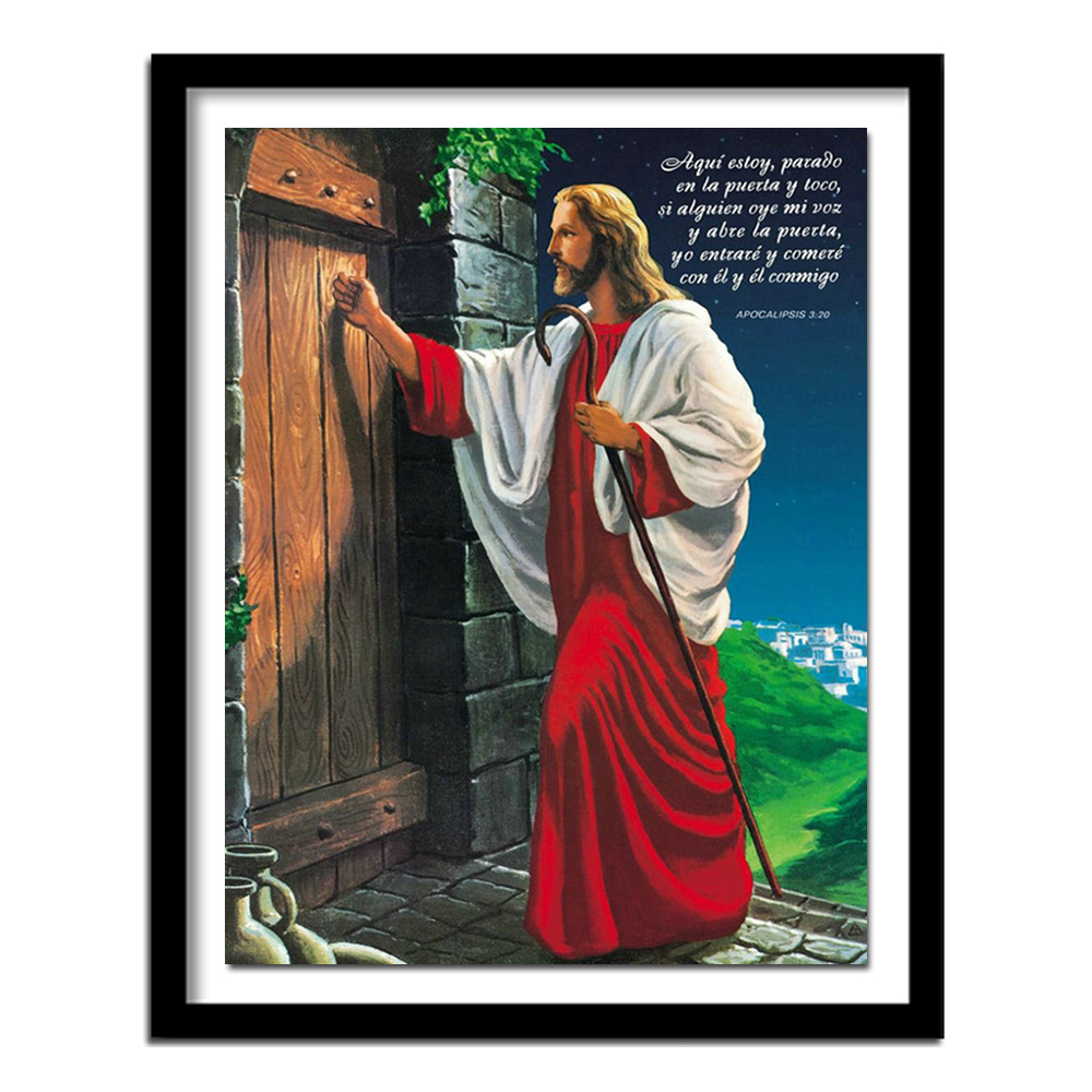 Embroidery Jesus - 5d diy بها بنفسك الماس التطريز