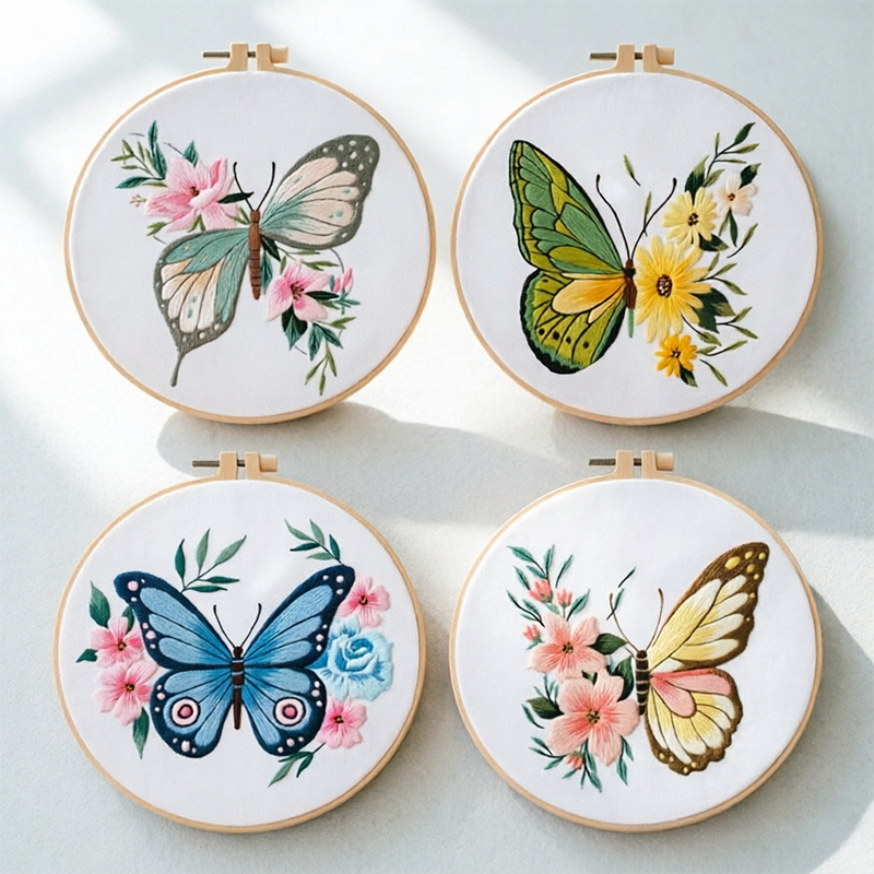 Embroidery Origin - قطعة واحدة 20×20 سم (7.87 بوصة)