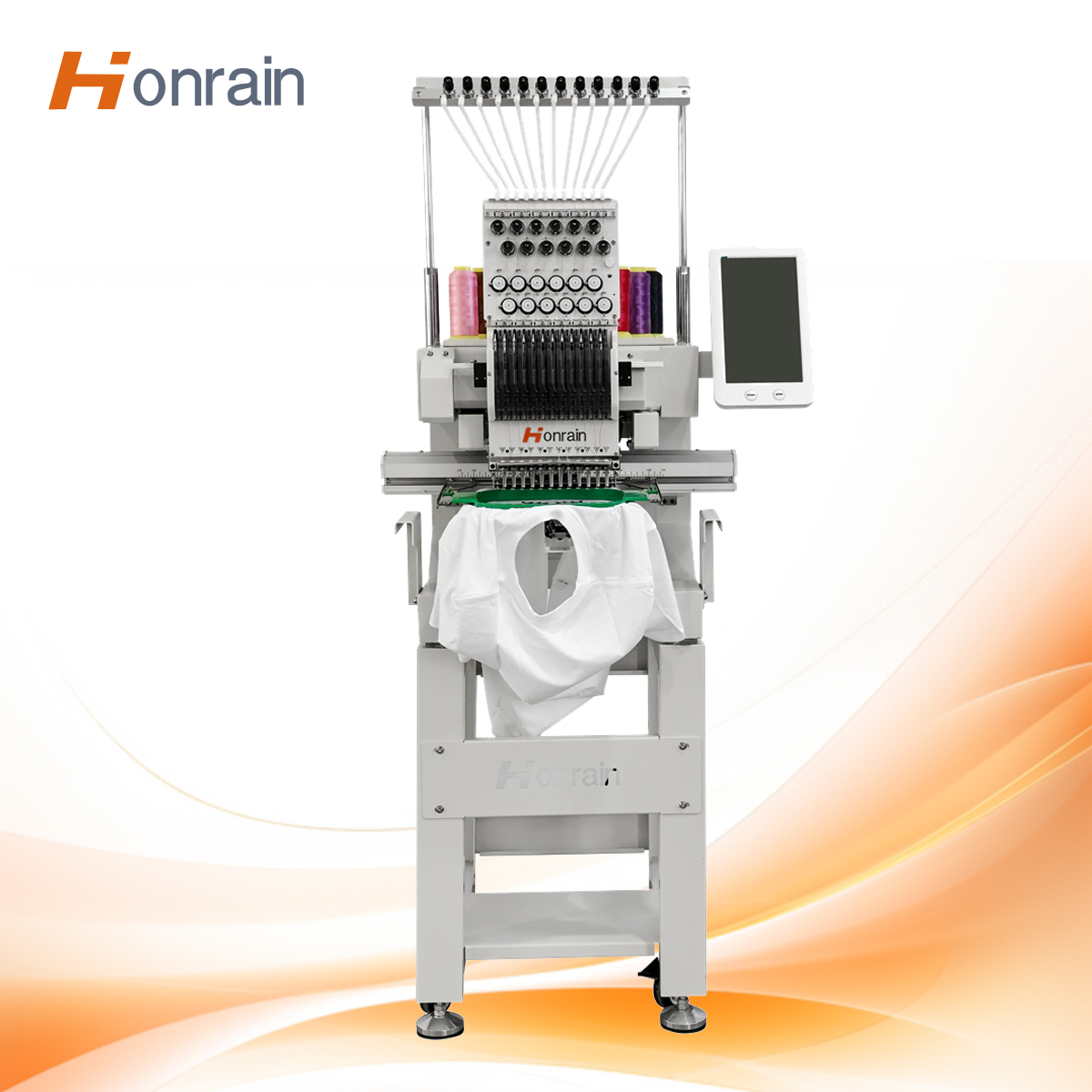 Embroidery Machine China - ماكينة تطريز صناعية أوتوماتيكية أحادية الرأس