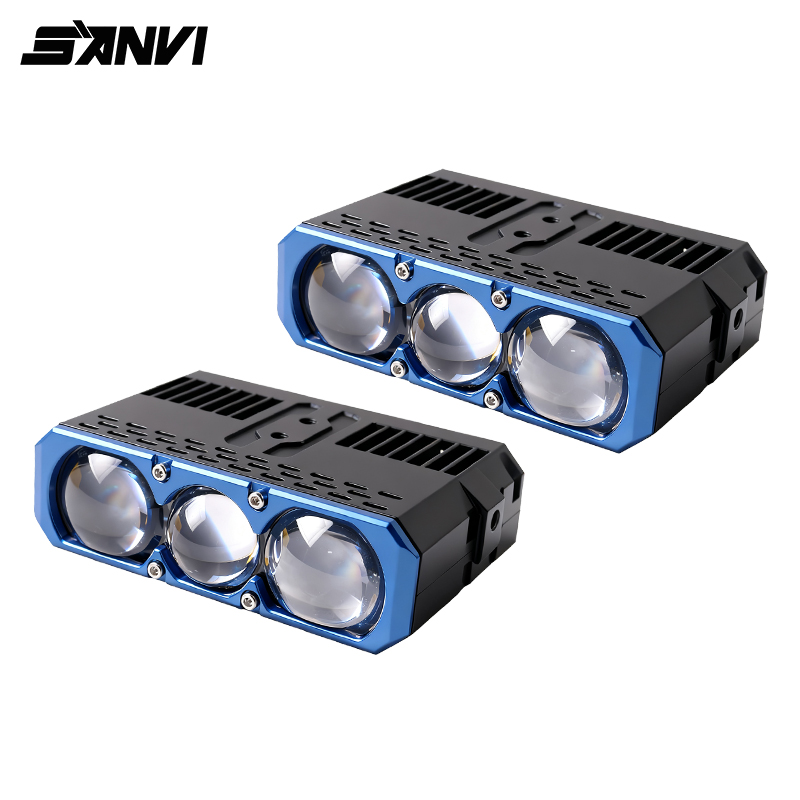 Embroidery Effect - كشاف SANVI S301 LED بثلاث عدسات