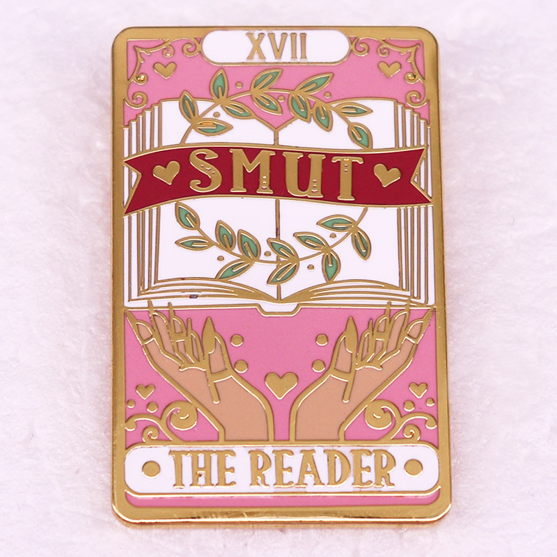 Embroidery Wallet - SMUT The Reader Book المينا دبوس
