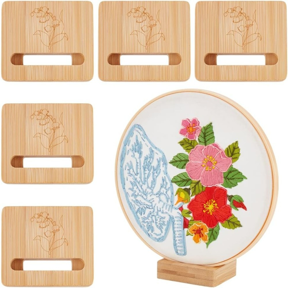Embroidery Hoop Stand - 6 قطعة طوق التطريز مستطيل عرض