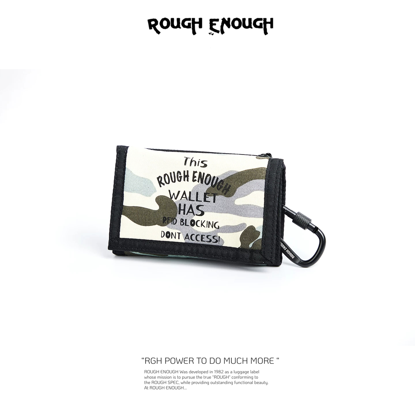 Embroidery Wallet - محفظة رجالية من قماش الكانفاس بنقشة