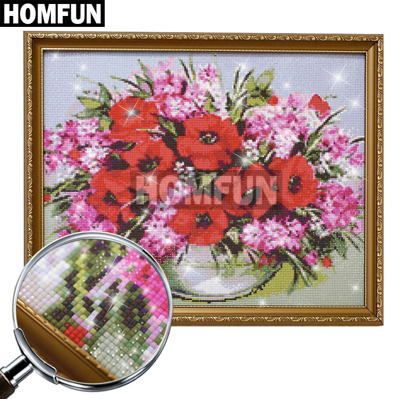 HOMFUN كامل مربع/الحفر المستدي - مراجعة Embroidery Jesus وسعره