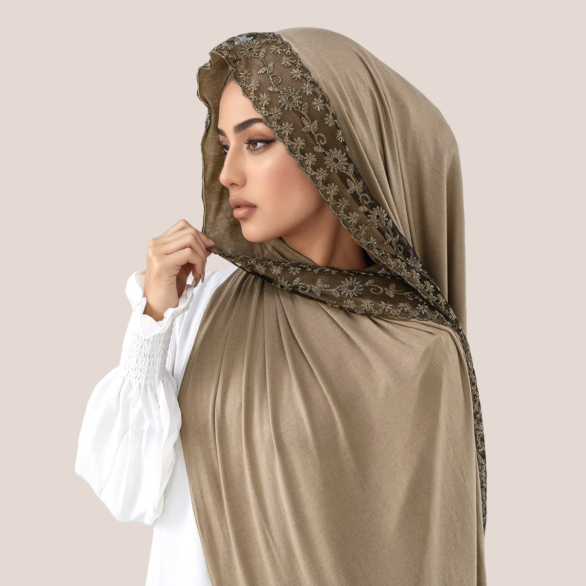 الدانتيل والتطريز القطن جيرسي  - مراجعة Embroidery Cotton وسعره