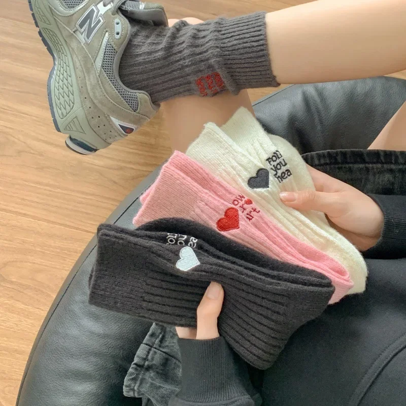 Harajuku Kawaii الأوسط جوارب أ - مراجعة Embroidery On Socks وسعره