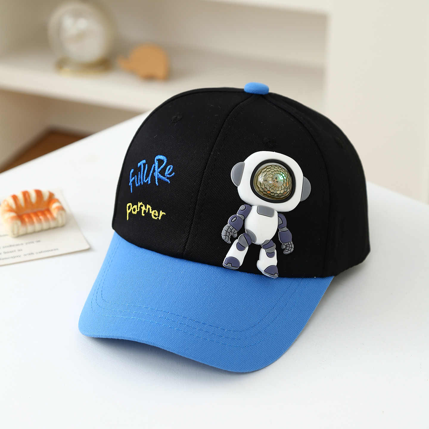 دمية روبوت مطاطية ناعمة للأطفا - مراجعة Embroidery Cap وسعره