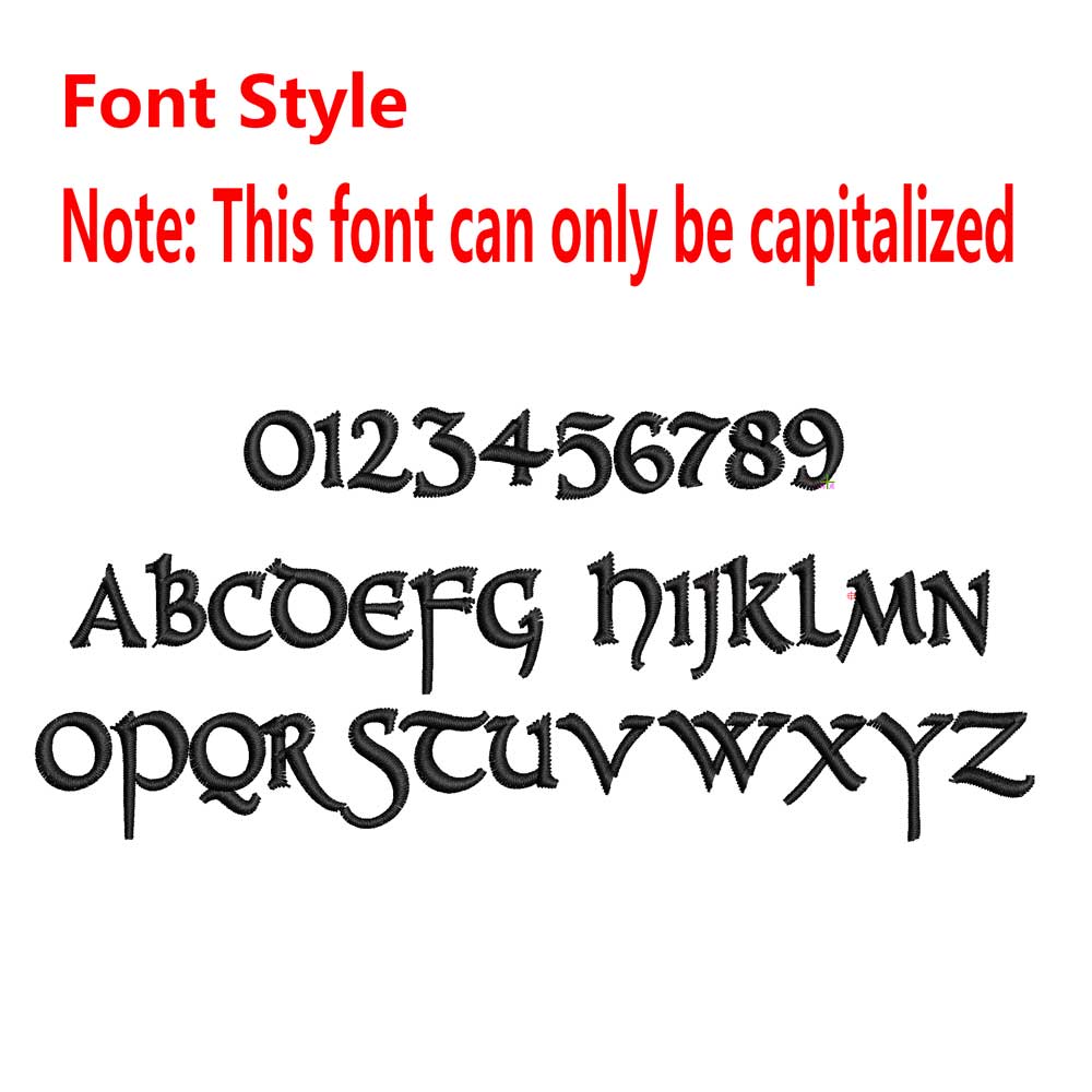 خطوط خاصة مخصصة سلسلة مفاتيح م - مراجعة Embroidery Fonts وسعره