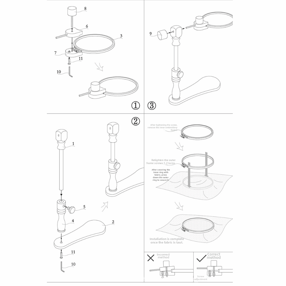 حامل إطار التطريز القابل للتعد - مراجعة Embroidery Hoop Stand وسعره