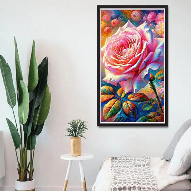 لوحة فسيفساء كبيرة الحجم من ال - مراجعة Embroidery Roses وسعره