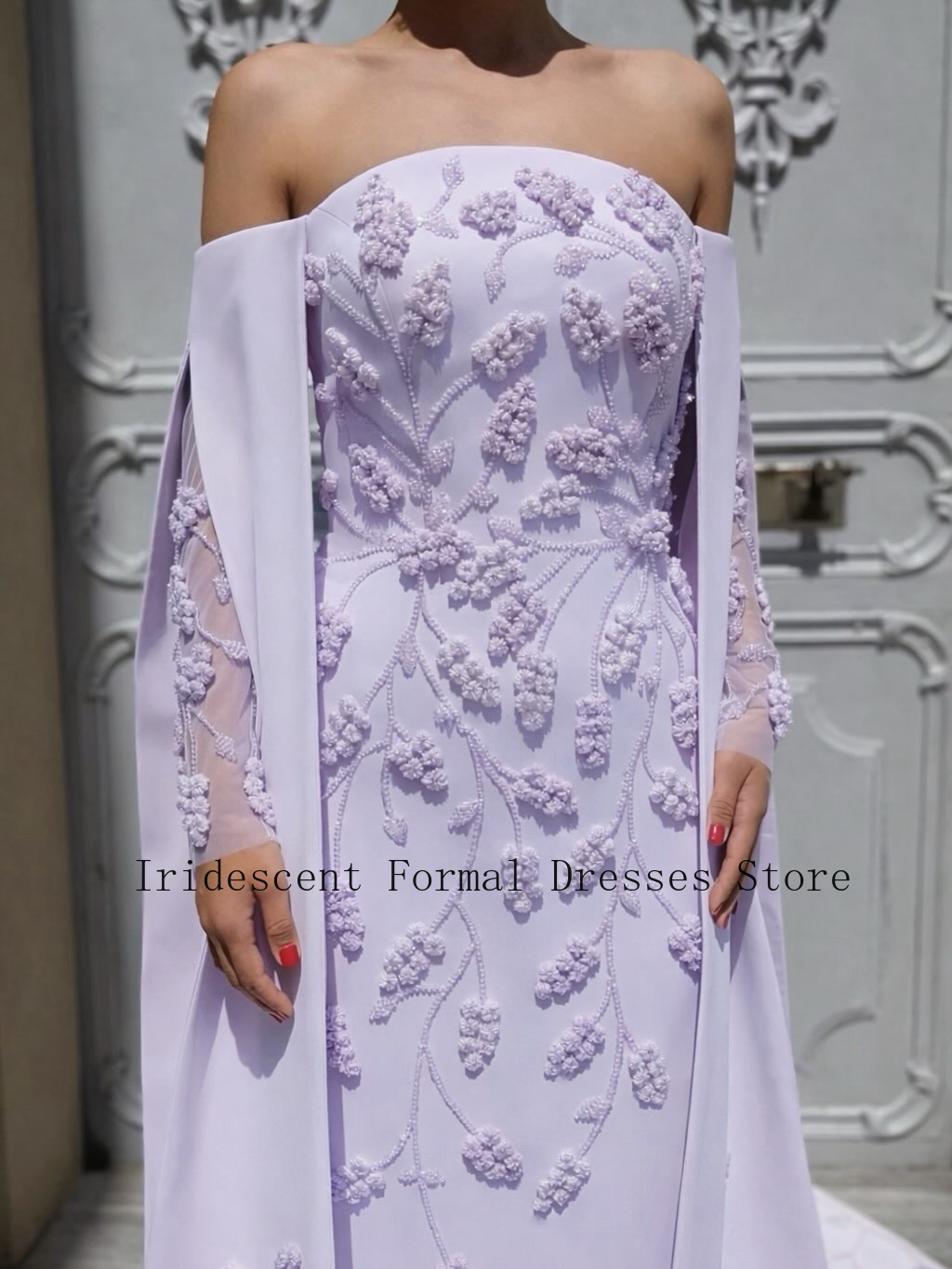 فساتين سهرة مزينة بالزهور مصنو - مراجعة Embroidery Roses وسعره