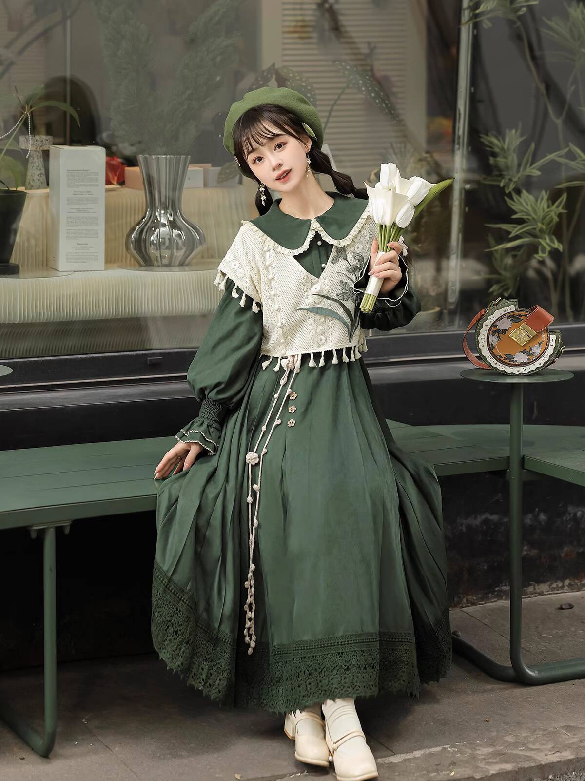 جديد النمط الصيني خمر فستان لو - مراجعة Embroidery Cotton وسعره
