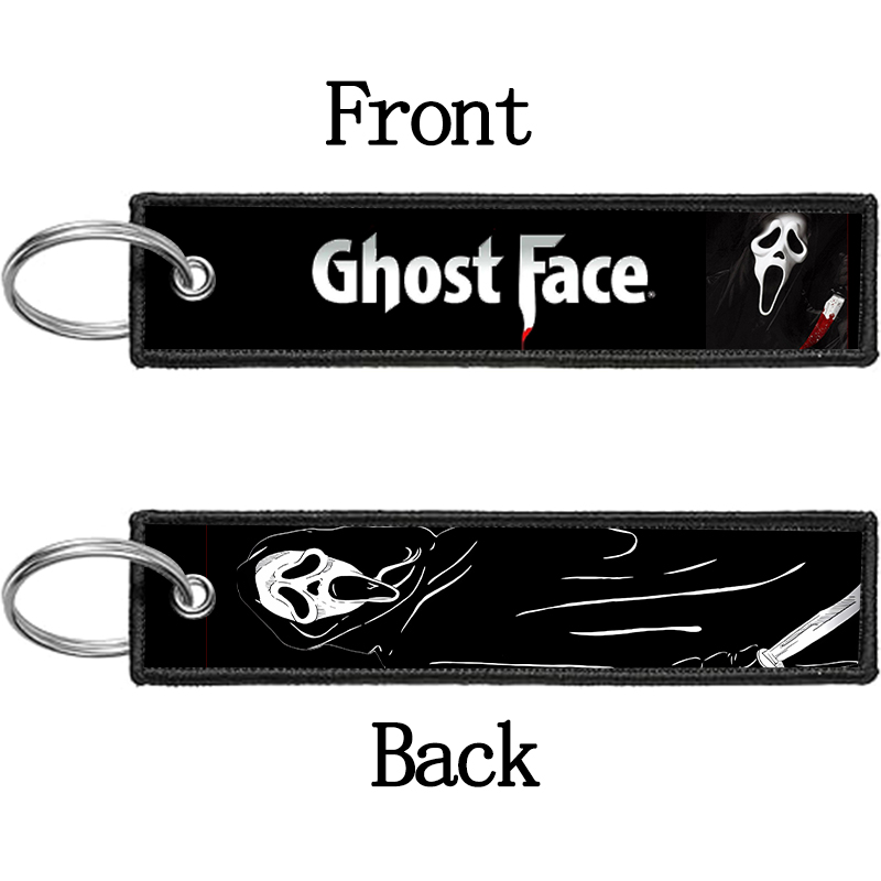 سلسلة مفاتيح GHOST FACE للرجال - مراجعة Embroidery Gift وسعره