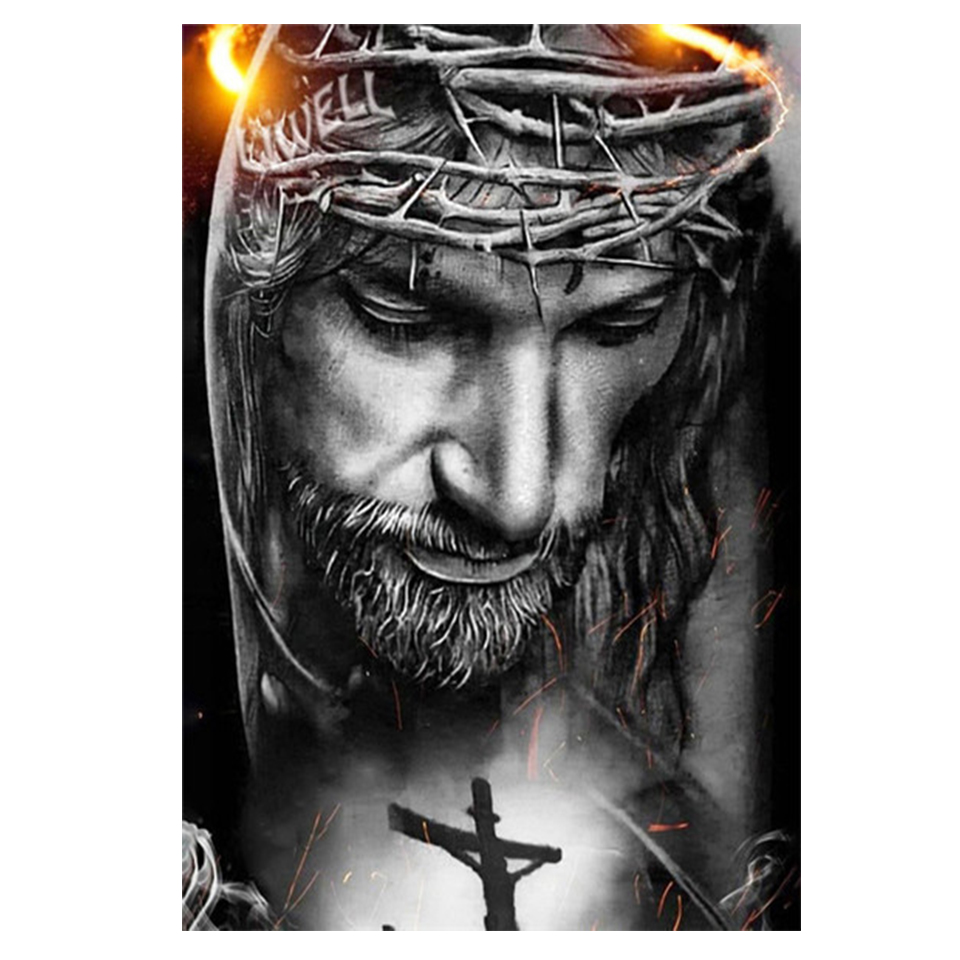 يسوع 5D DIY الماس طقم الطلاء ا - مراجعة Embroidery Jesus وسعره
