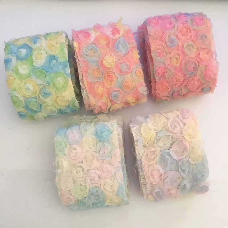 شبكة مطرزة بطول 91 سم، وردة ثل - مراجعة Embroidery Roses وسعره