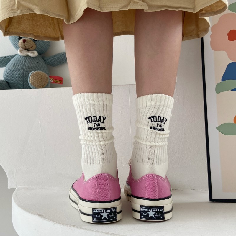 جوارب قطنية للرجال والنساء ، ج - مراجعة Embroidery On Socks وسعره
