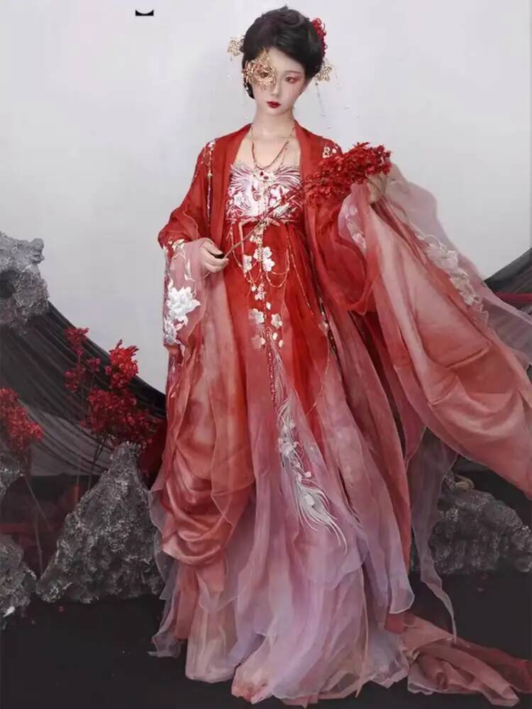 فستان هيزي فاخر مطرز ثقيل للنس - مراجعة Embroidery Cotton وسعره