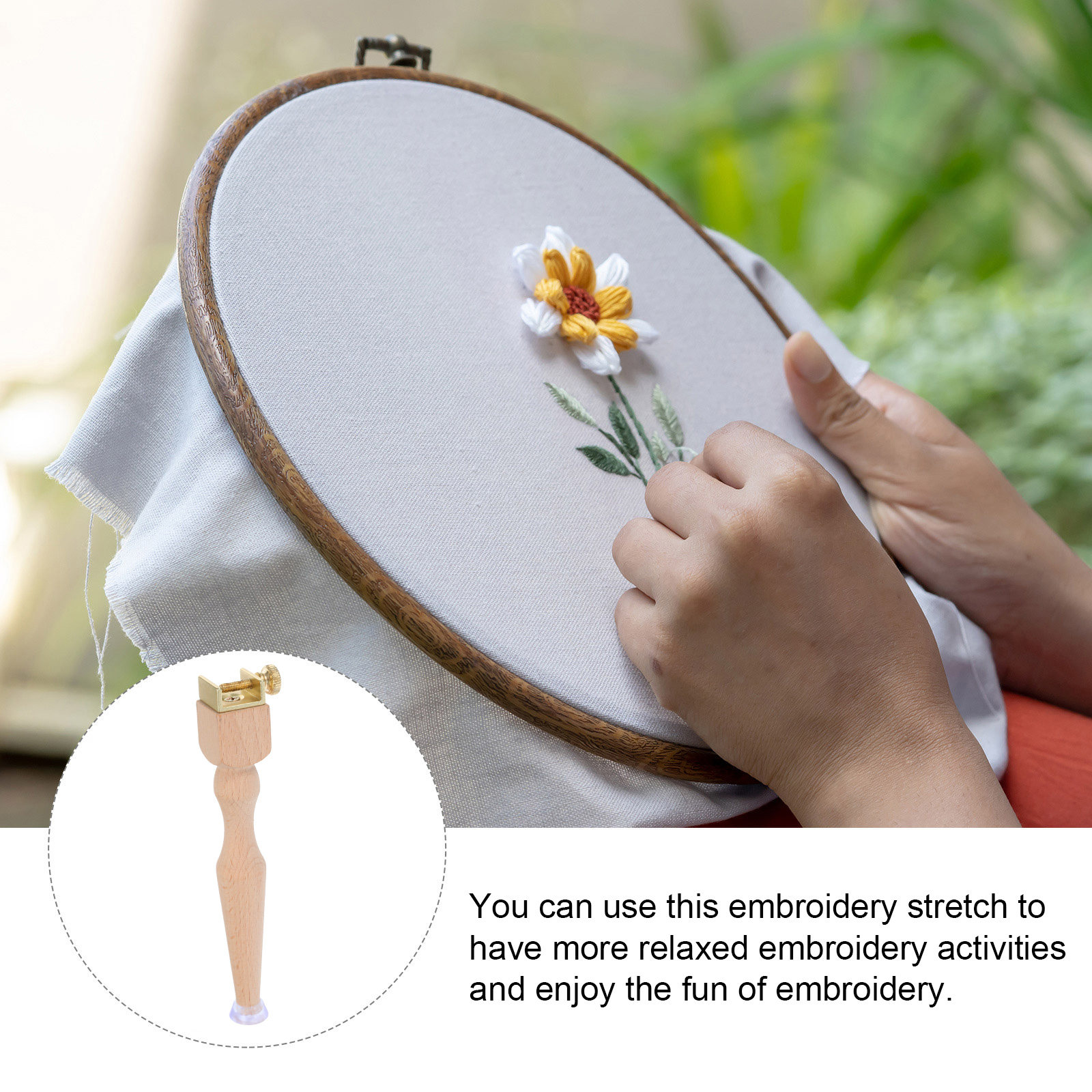 3 قطع من أرجل حامل إطار التطري - مراجعة Embroidery Hoop Stand وسعره
