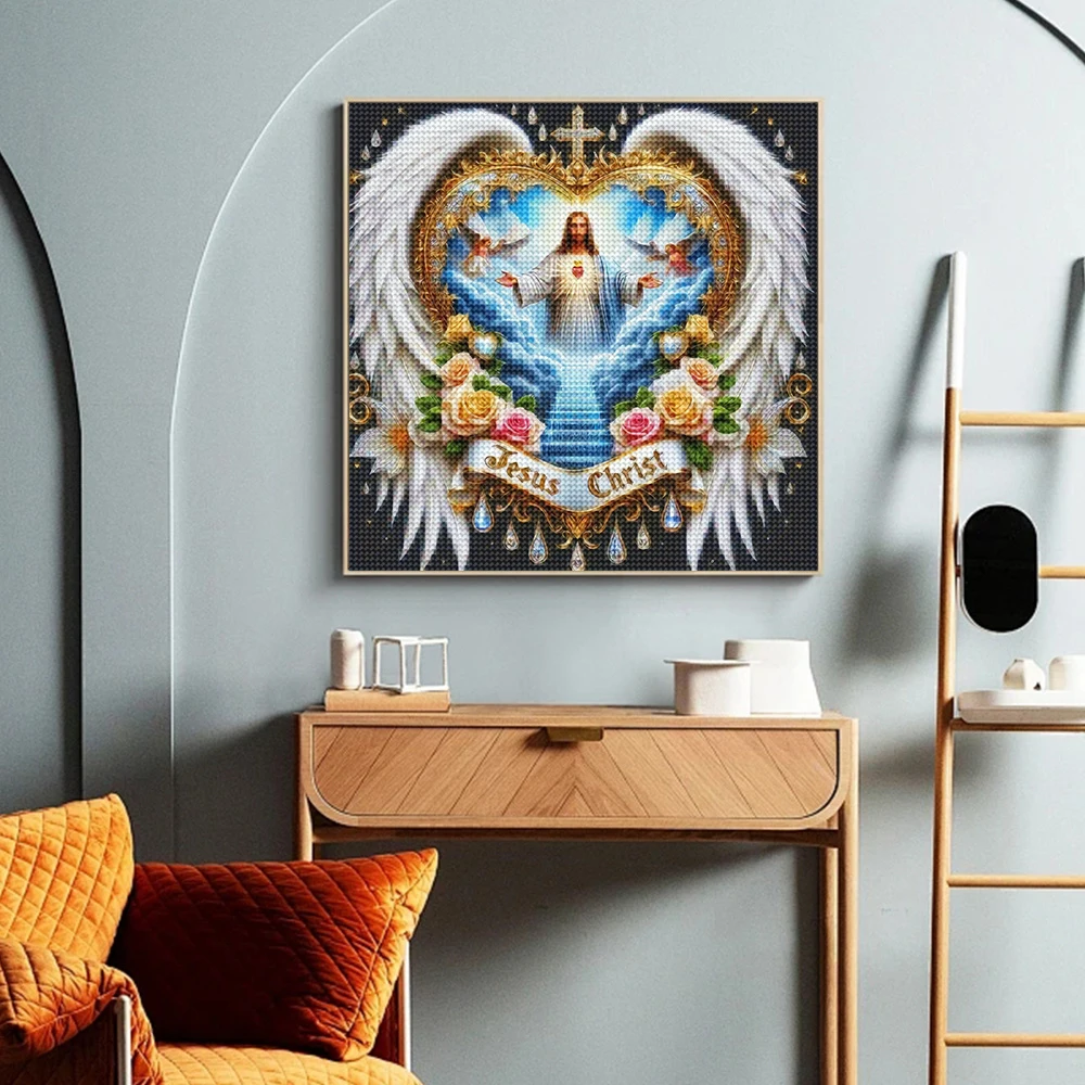 5D DIY الماس اللوحة صورة يسوع  - مراجعة Embroidery Jesus وسعره