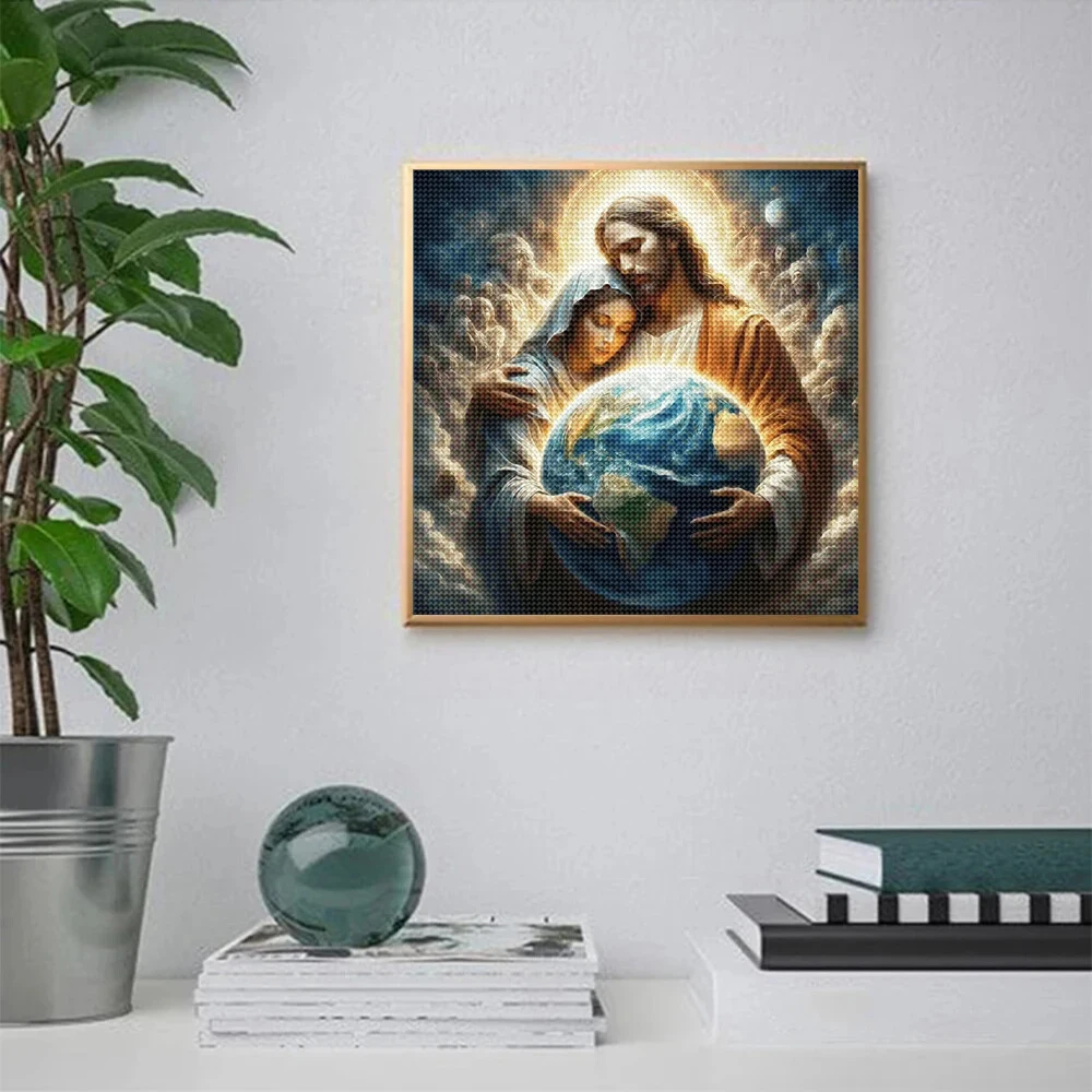 5D DIY الماس اللوحة صورة يسوع  - مراجعة Embroidery Jesus وسعره