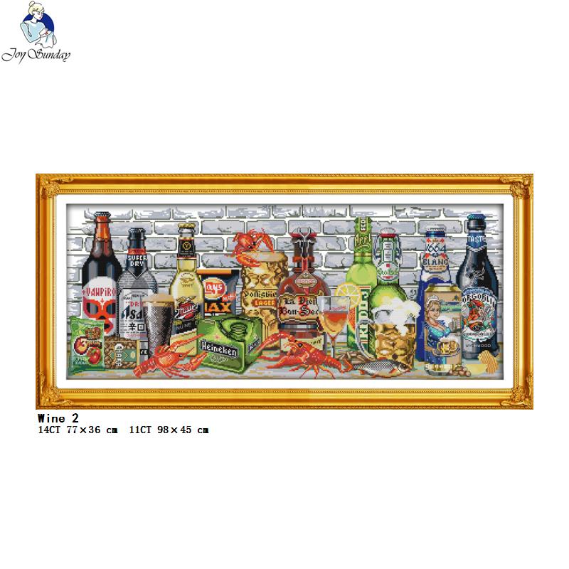 مجموعة النبيذ والزجاجات المطبو - مراجعة Embroidery Kitchen وسعره